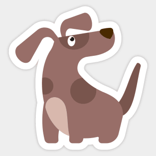 Cute dog Sticker